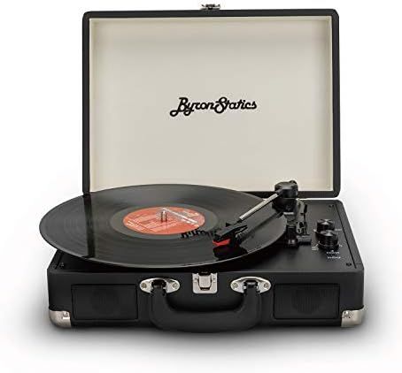 Bluetooth 3-Speed Record Player, ByronStatics Smart Portable Wireless Vinyl Turntable Records Player | Amazon (US)