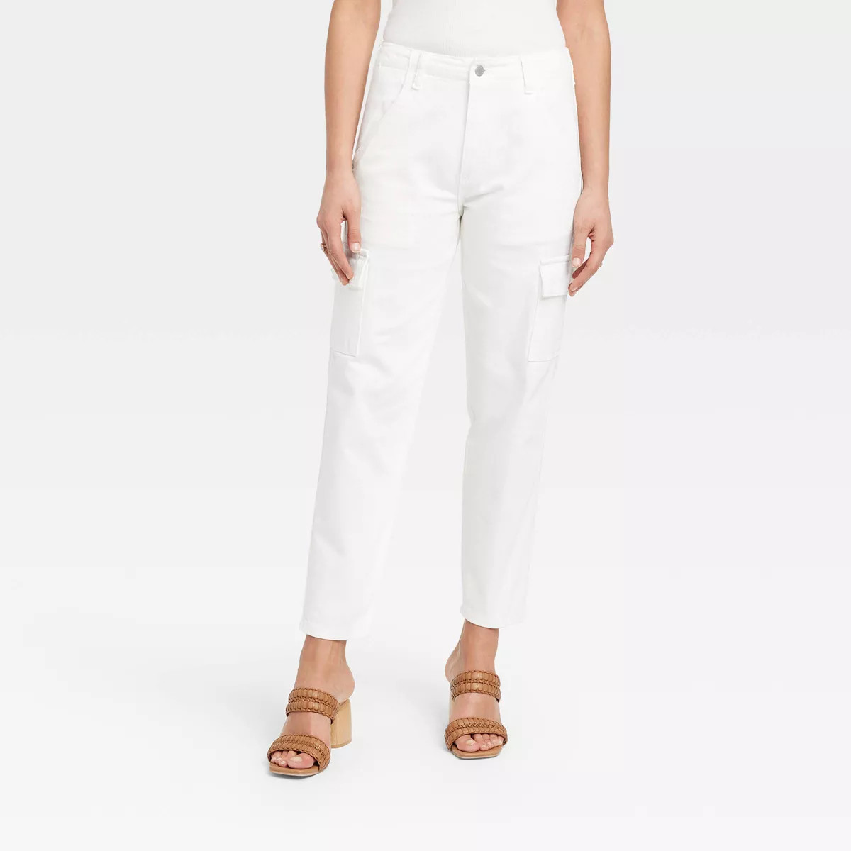 Women's Mid-Rise Boyfriend Jeans - Universal Thread™ White | Target