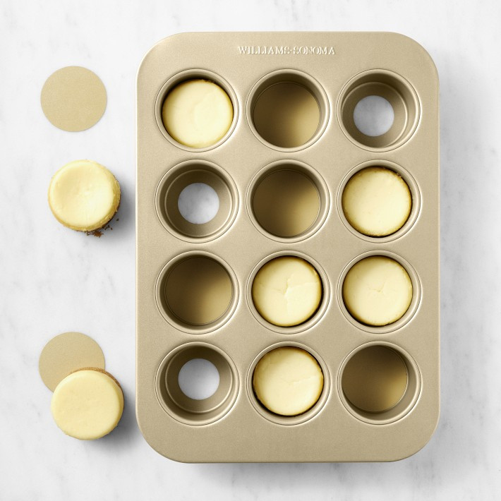 Williams Sonoma Goldtouch® Pro Mini Cheesecake Pan, 12-Well | Williams-Sonoma