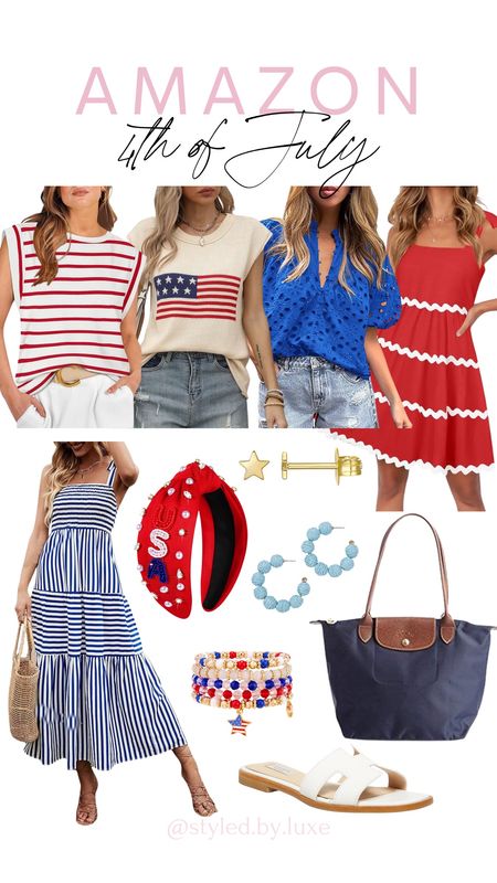 Amazon 4th of July!

Fourth of July outfits, summer outfits, red white and blue outfit, midi dress, mini dress, tank top, blouse, tote bagg

#LTKStyleTip #LTKFindsUnder50 #LTKSeasonal