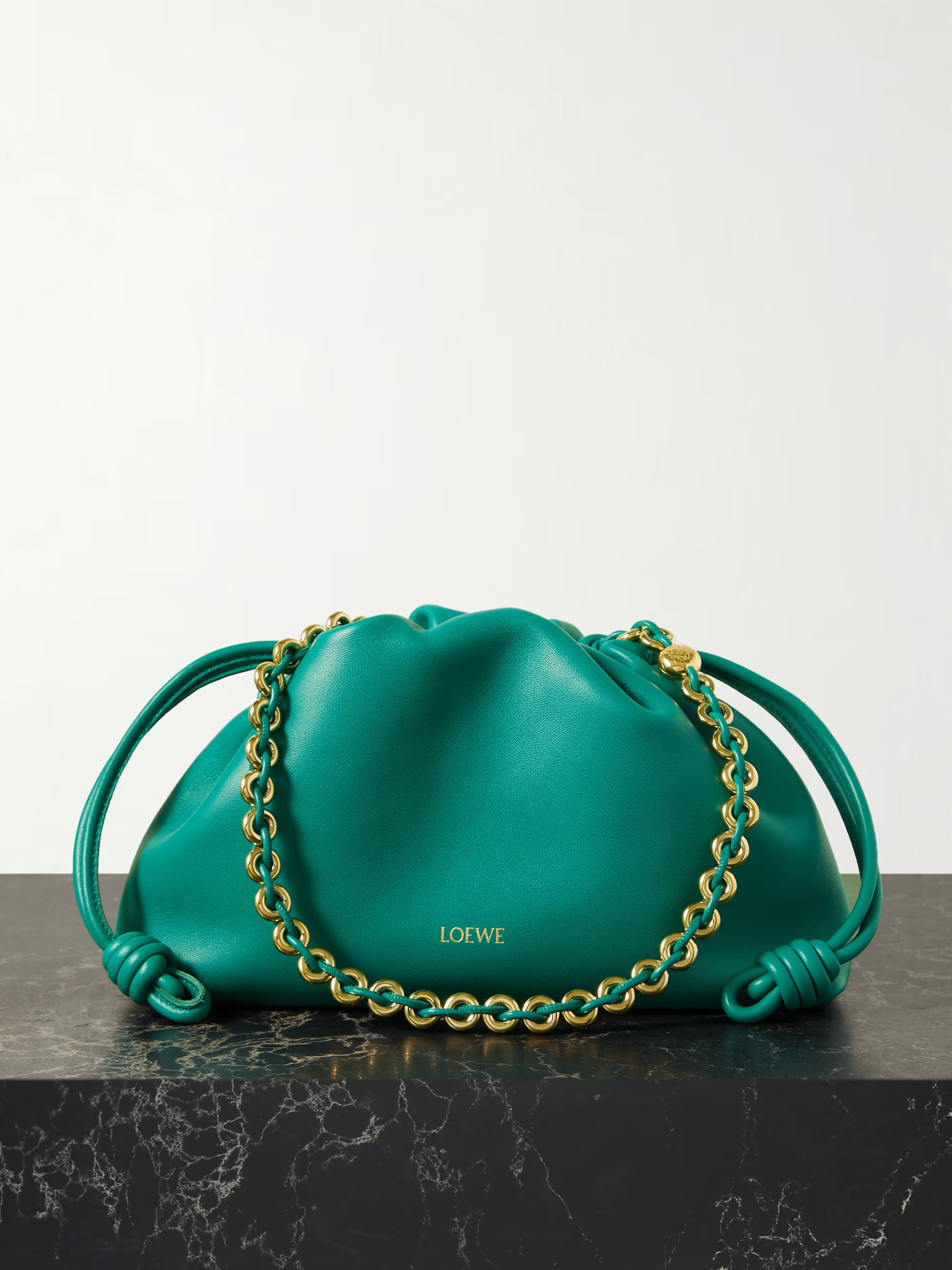 Flamenco leather clutch | NET-A-PORTER (US)