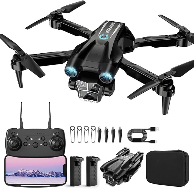 Drone with Camera 1080P HD, Mini Drone for Beginners Kids Adults, RC Quadcopter with 2 Batteries,... | Amazon (US)