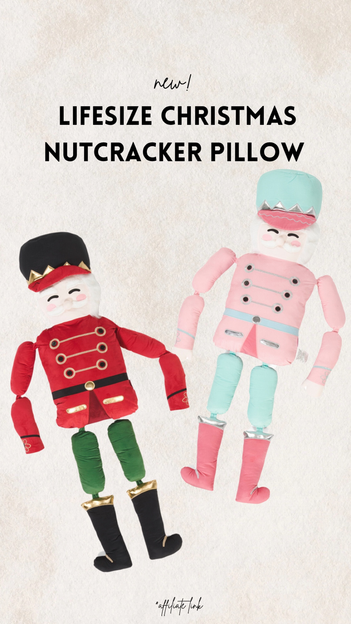 Lifesize nutcracker pillow for christmas!

Christmas home, christmas decor, christmas pillow, nutcracker

#LTKHome #LTKHoliday #LTKSeasonal