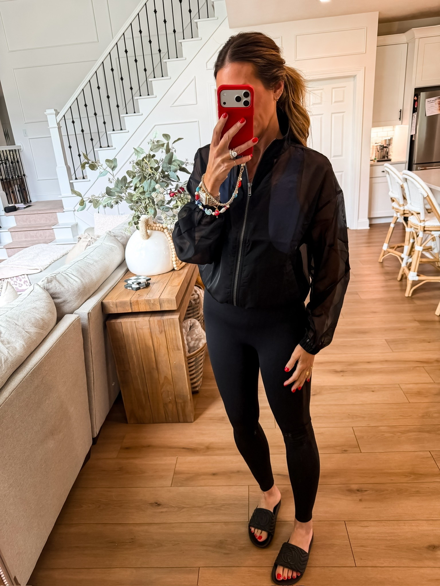 This chic black zip-up top with leggings is the perfect mix of comfort and style. Pair it with sneakers or slides for an effortless everyday look that’s versatile enough for errands, casual meetups, or travel days. I love pieces that feel elevated yet easy to wear!

leggings outfit, black zip top, casual chic style, everyday outfit idea, athleisure look, comfortable fashion, mom style inspiration, versatile wardrobe, themominstyle

#LTKActive #LTKOver40 #LTKootd