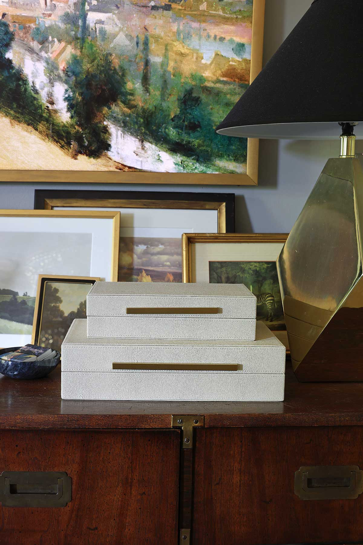 Love these decorative boxes! Attractive storage in plain sight! Great ways to make your decor also become your best organization tool. 

 #LTKHome