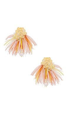 Ranjana Khan Lucy Earrings in Peach from Revolve.com | Revolve Clothing (Global)