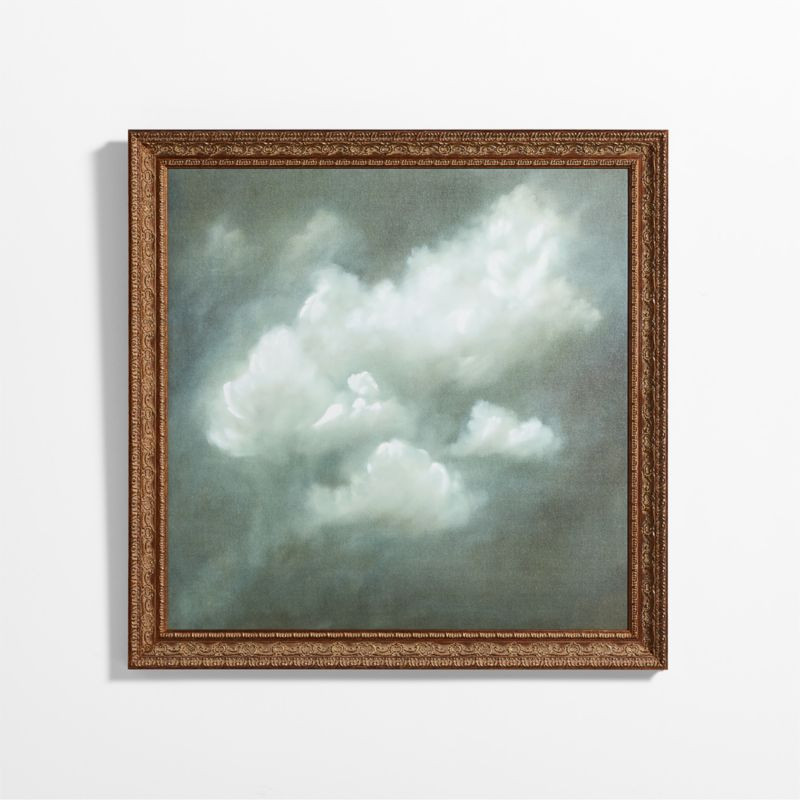 "Queen of the Clouds" by Tessa Brown 38.75"x38.75" Framed Wall Art Print | Crate & Barrel | Crate & Barrel