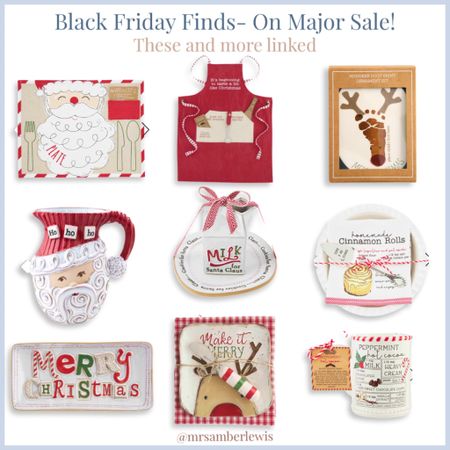 There’s so many adorable Christmas finds on sale right now, discount is taken out at checkout! The cutest Santa and reindeer finds for kids, placemats and ornament crafts and the sweetest matching aprons! 

#LTKHoliday #LTKSeasonal #LTKCyberweek