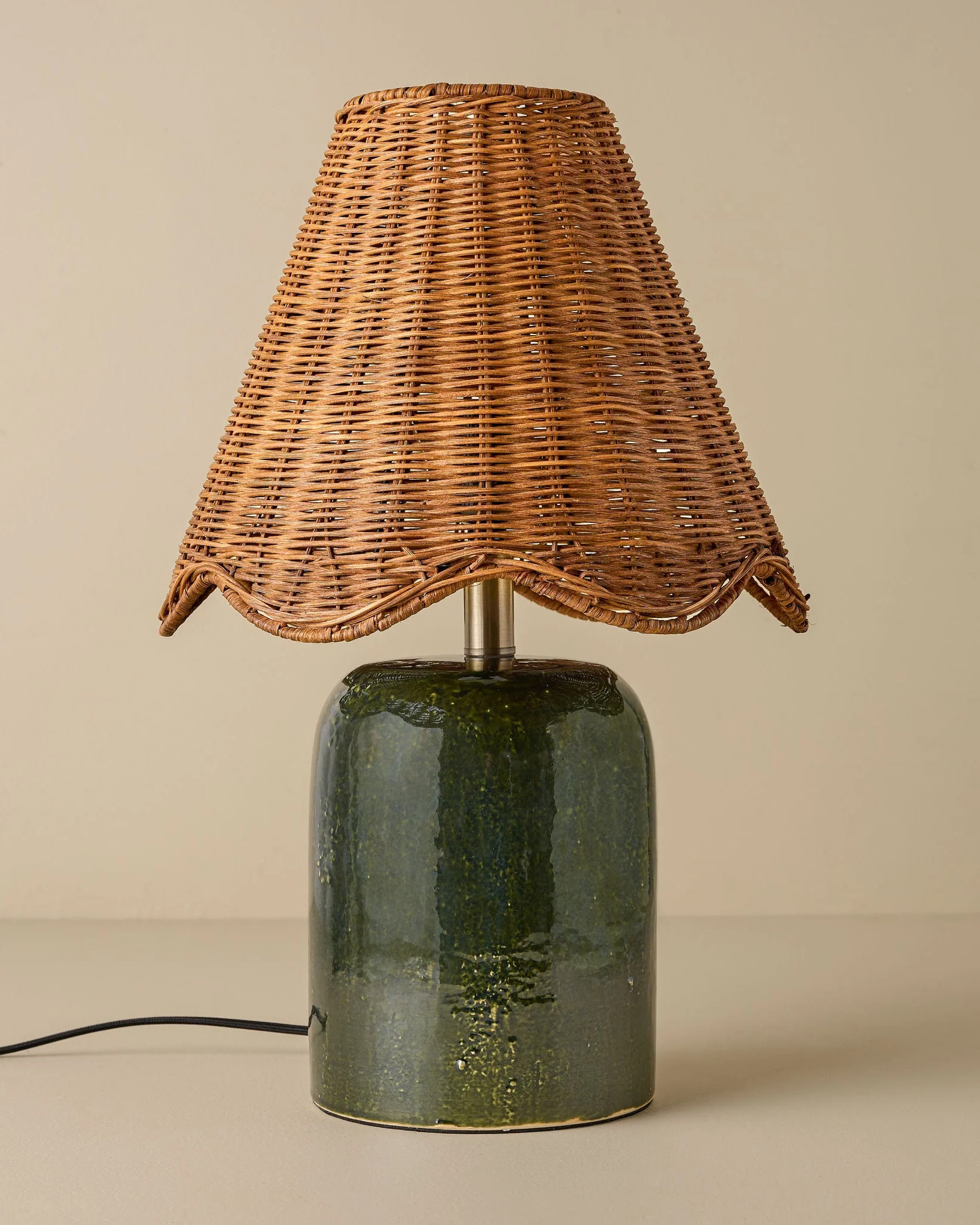 Farrah Table Lamp - Textured Green | Magnolia