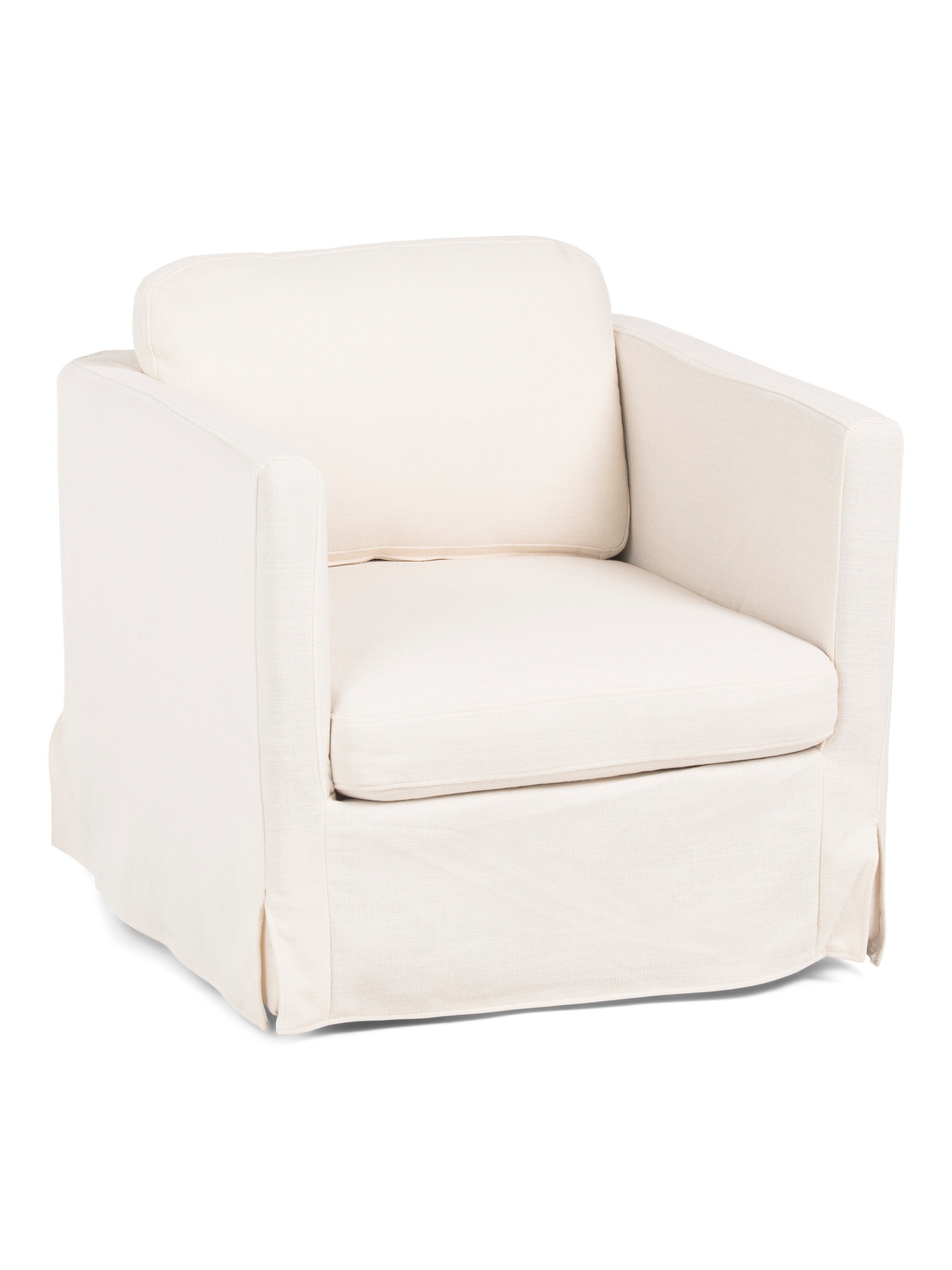 29x23 Slipcover Swivel Accent Chair | TJ Maxx