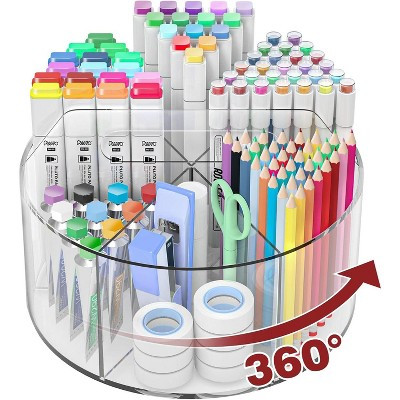 Maison Clear 360 Pencil Supplies Rotating Large Organizer Holder | Target