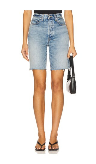 GRLFRND Jules Bermuda in Blue. - size 23 | Revolve Clothing (Global)
