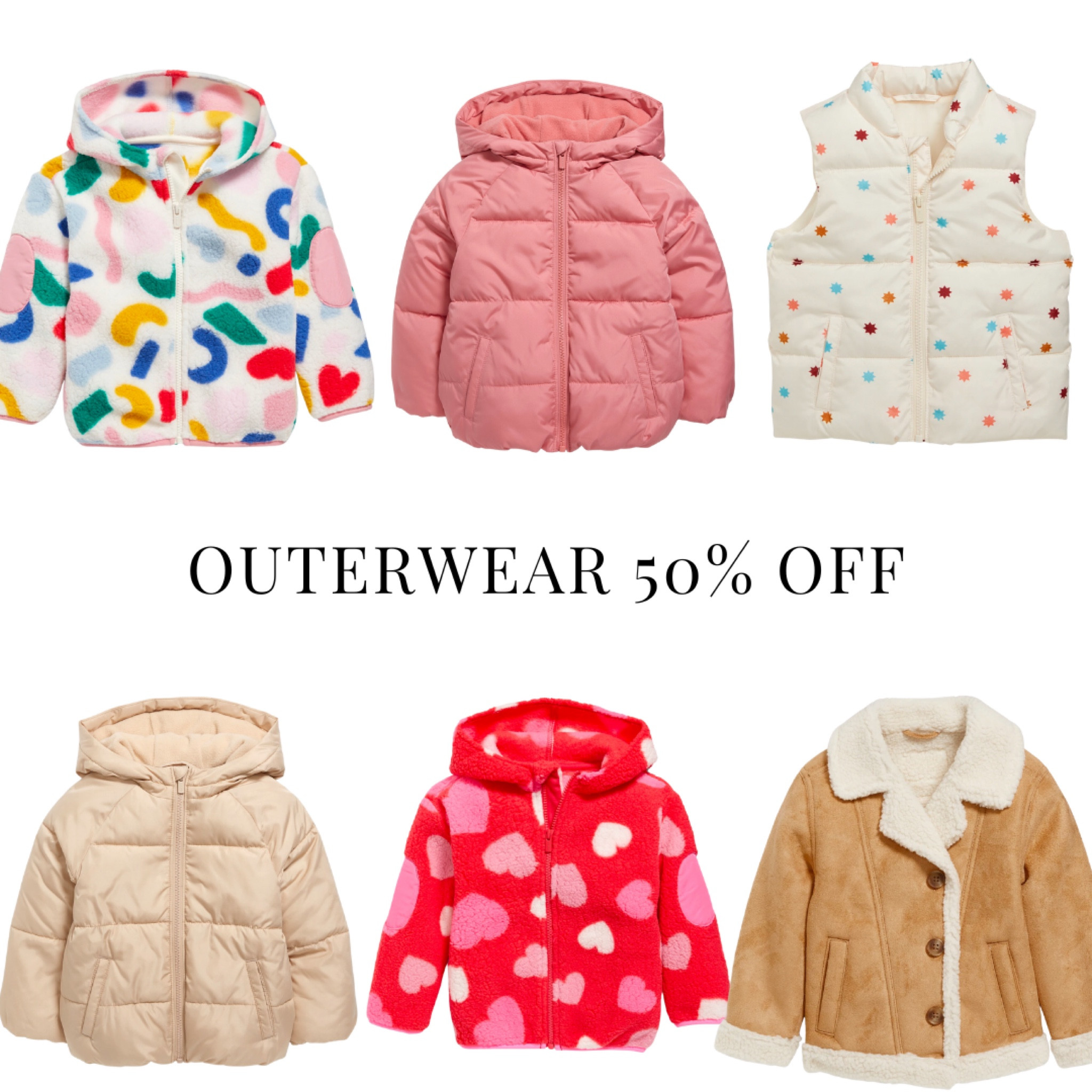 Outerwear sale!! 50% off these cute jackets 💗

#ltkkids #ltksale #kidssale

#LTKSeasonal #LTKsalealert #LTKfindsunder50