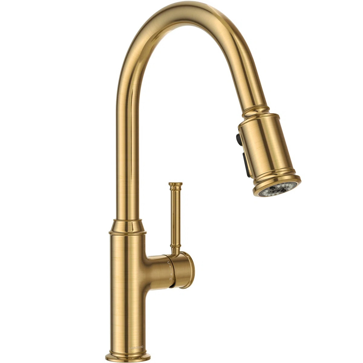 Pull Down Single Handle Kitchen Faucet with Accessories KF421-BBByLava Odoro4.7Rated 4.7 out of 5... | Wayfair North America