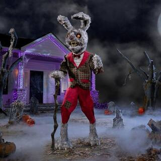 7 FT Wicked Woods Animated LED Horrifying Hops | The Home Depot