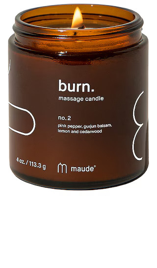 maude Burn Massage Candle No. 2 in Beauty: NA. | Revolve Clothing (Global)