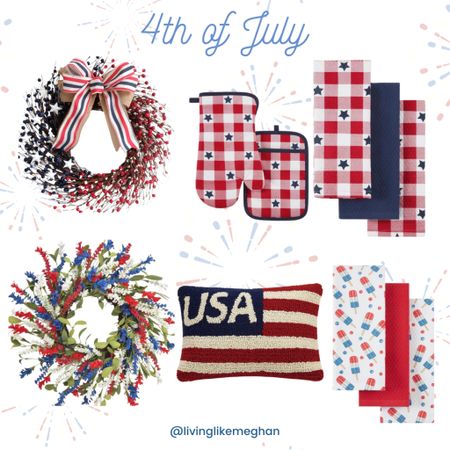 4th of July home decor






Door wreath, wreath, holiday wreath, red white and blue, America, USA, Americana decor, home decor, Amazon finds, Amazon haul, Amazon summer, summer time, home decorations, holiday decor, dish towels, kitchen towels, needlepoint pillow, throw pillow 

#LTKSeasonal #LTKHome