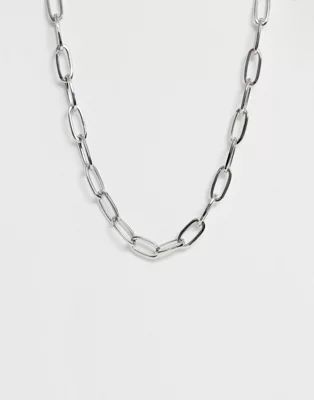 Liars & Lovers Exclusive chunky chain necklace in silver | ASOS US