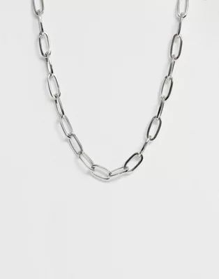 Liars & Lovers Exclusive chunky chain necklace in silver | ASOS US