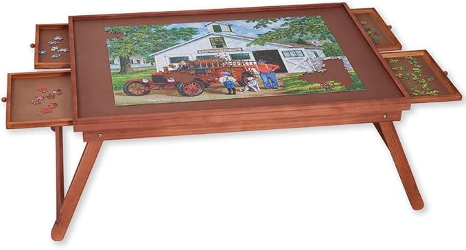 Bits and Pieces - Standard Puzzle Plateau Lounger with Cover - Puzzle Accessories & Storage - Por... | Amazon (US)