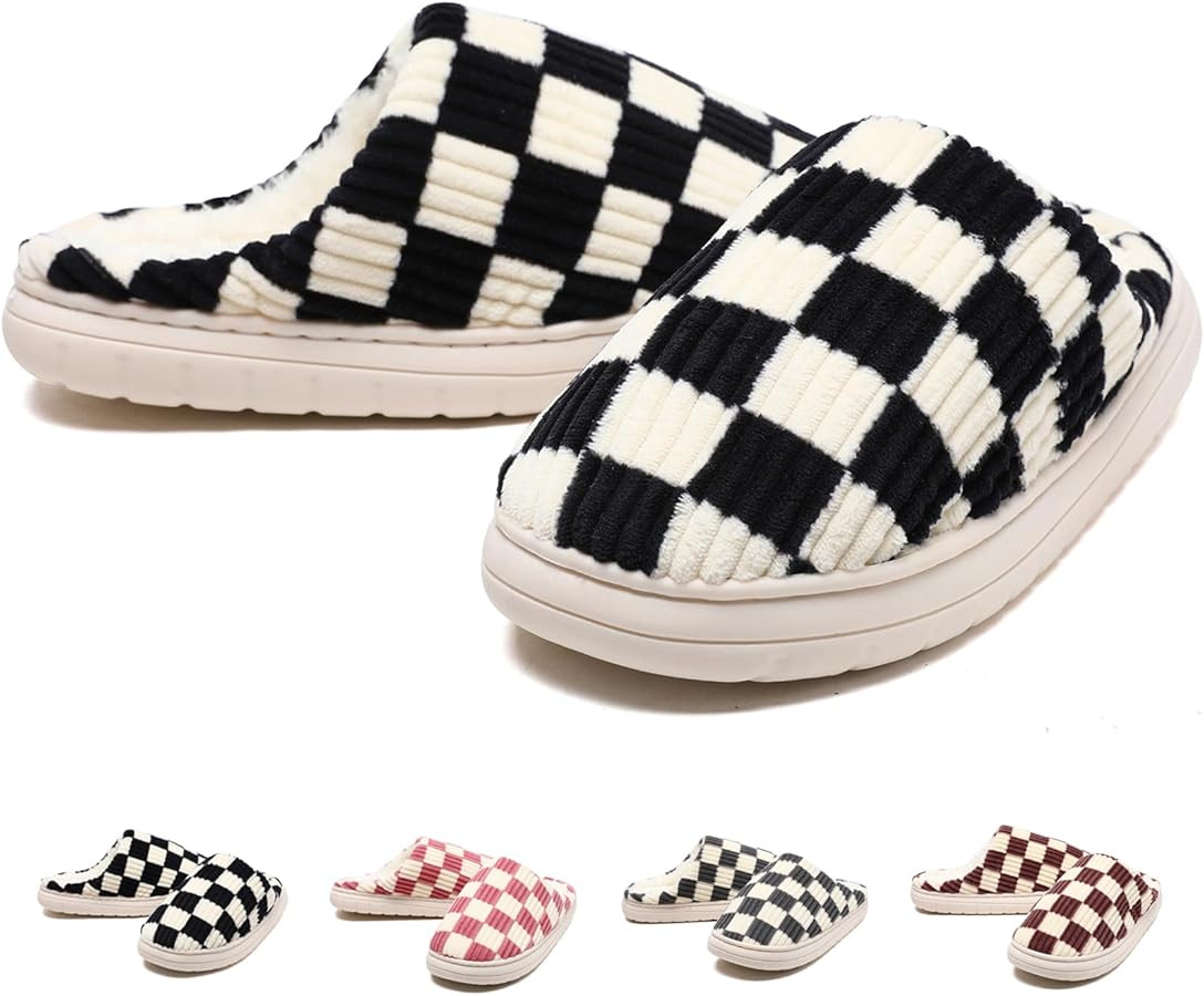 Guyarns House Slippers for Women,Fuzzy Mens Slippers,Casual House Shoes Memory Foam Womens Slippe... | Amazon (US)