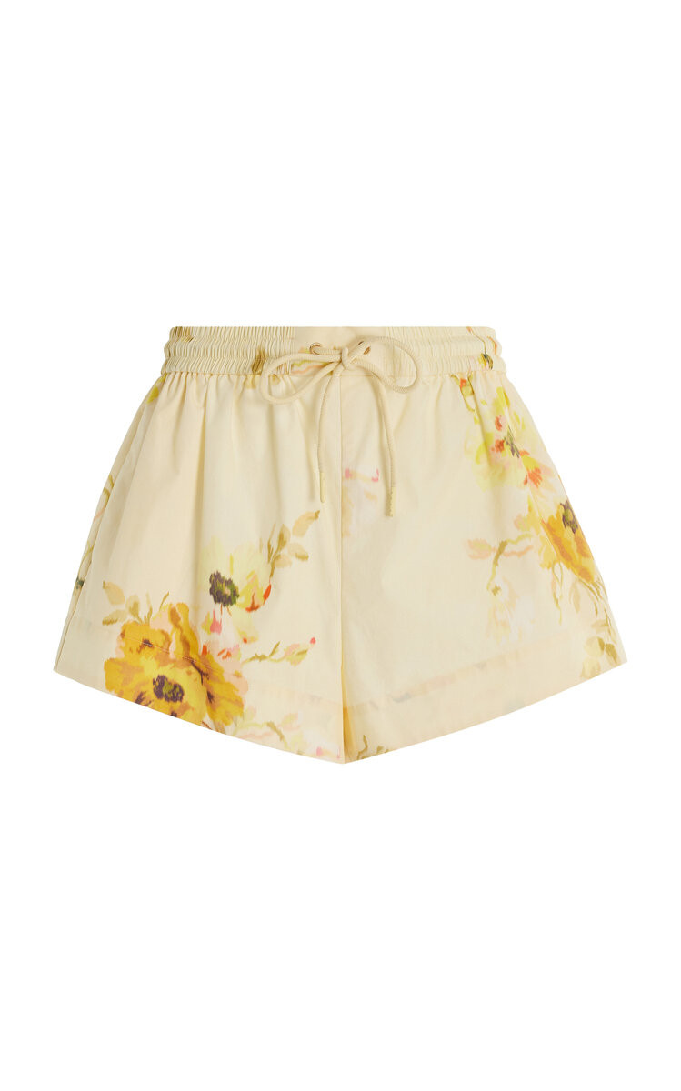 Lightburst Floral Cotton Shorts | Moda Operandi (Global)