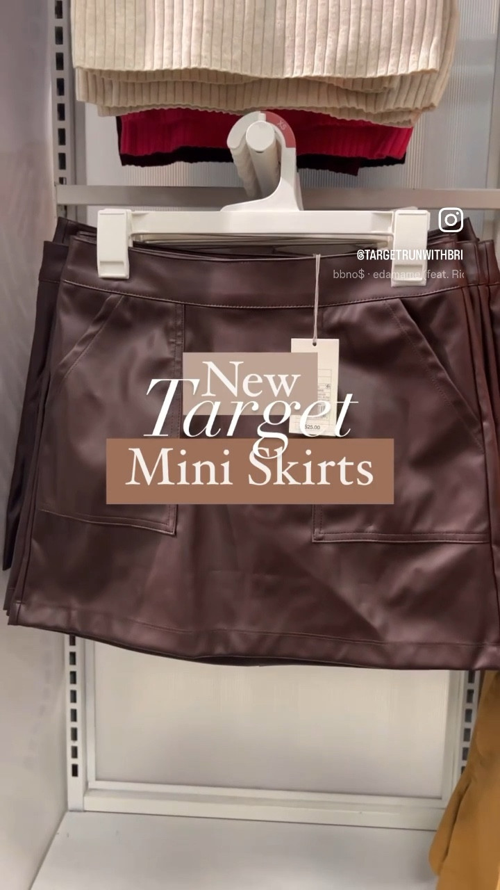 Women's Mini Faux Leather Skirt - … curated on LTK