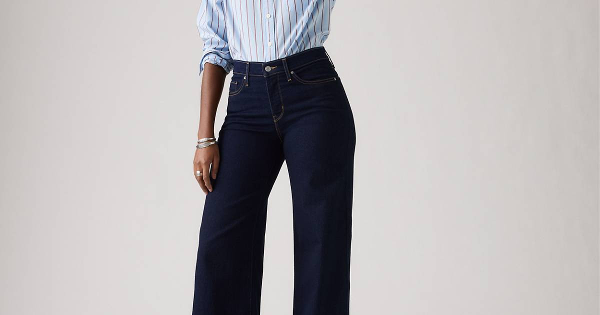 318 Shaping Wide Leg Jeans | Levi's UK