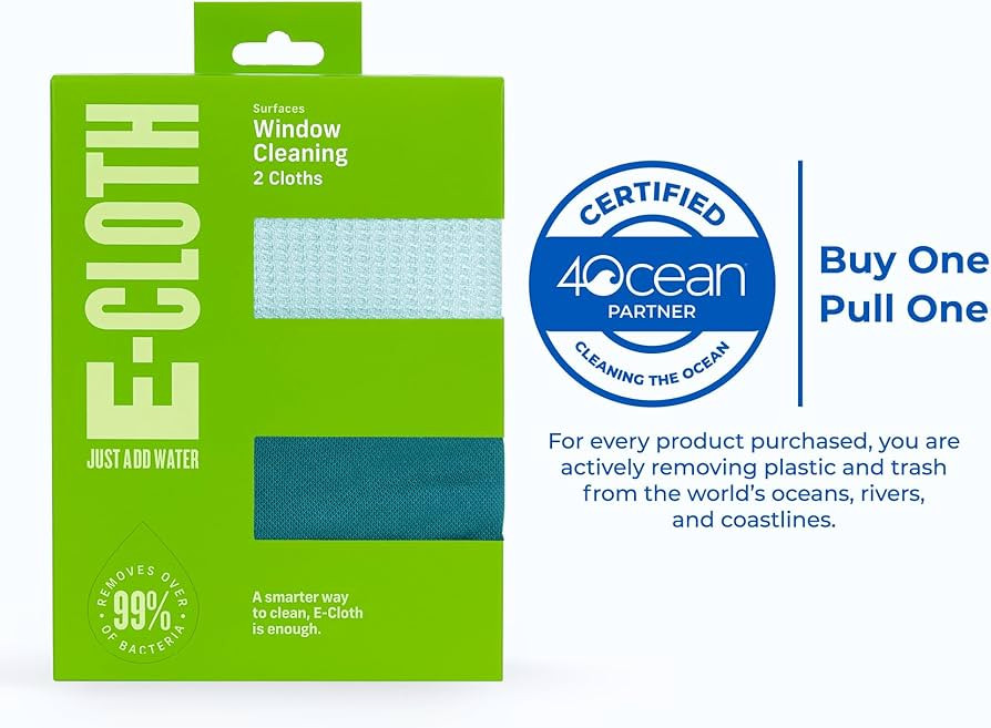 E-Cloth Microfiber Cleaning Cloth Glass Kit - Microfiber Towel Window Cleaning Kit - Microfiber T... | Amazon (US)