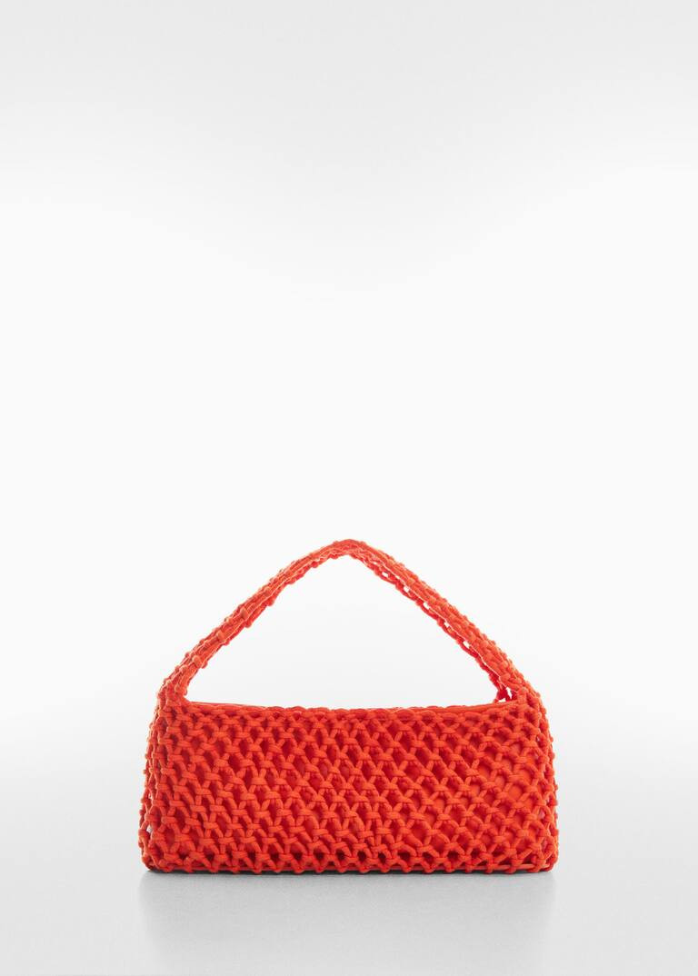 Crochet shoulder bag | MANGO (US)