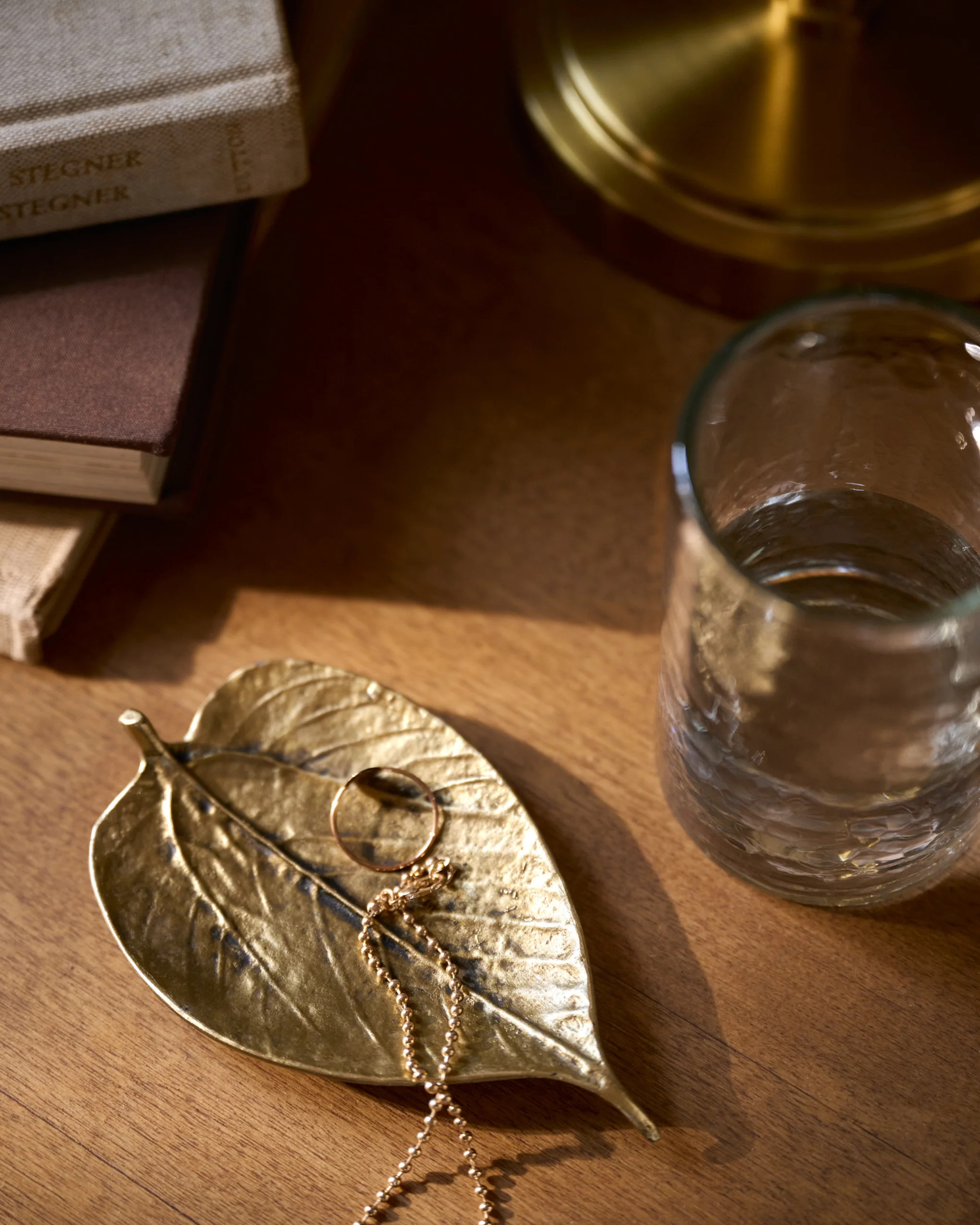 Brass Leaf Trinket Dish | Magnolia