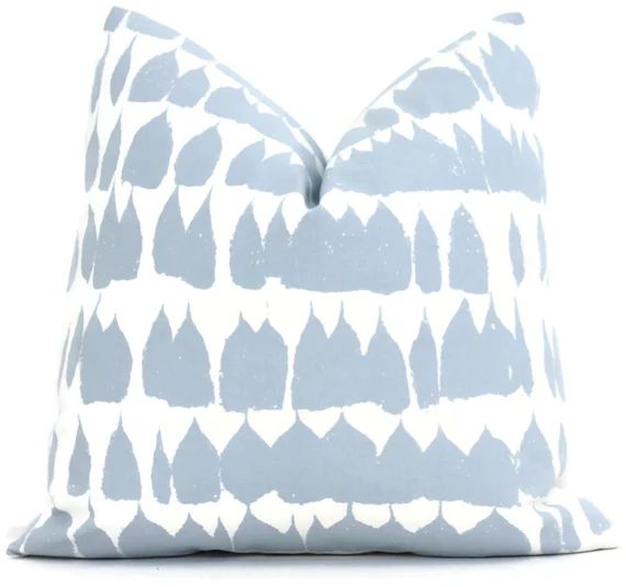 Schumacher Sky Blue Queen of Spain Decorative Pillow Cover, Square, Eurosham, Lumbar pillow, Thro... | Etsy (US)