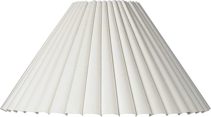Large Box Pleat Empire Lamp Shade 7" Top x 20.5" Bottom x 10.75" High x 12.5" Slant (Spider) Repl... | Amazon (US)