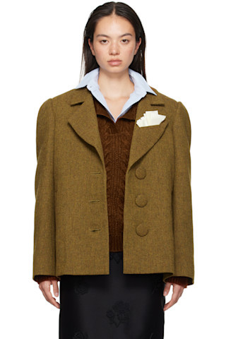 Brown Oversized Blazer | SSENSE