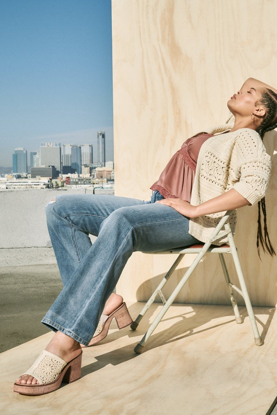 talvy macrame mule heel | Lucky Brand
