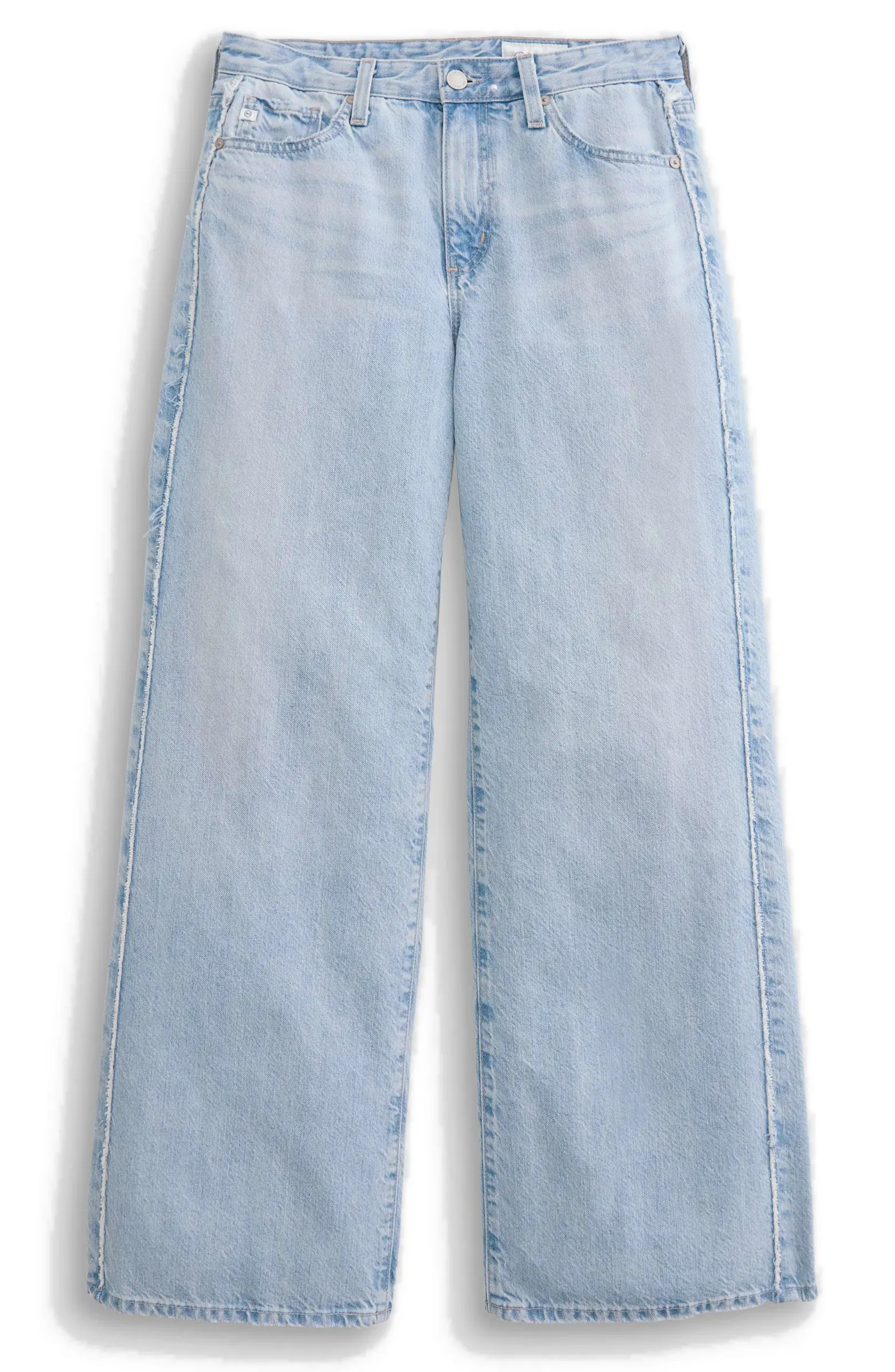 Saige Mid Rise Wide Leg Jeans | Nordstrom