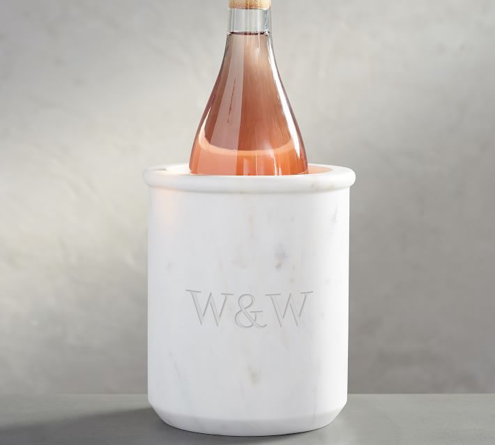 White Marble Wine Cooler | Pottery Barn (US)
