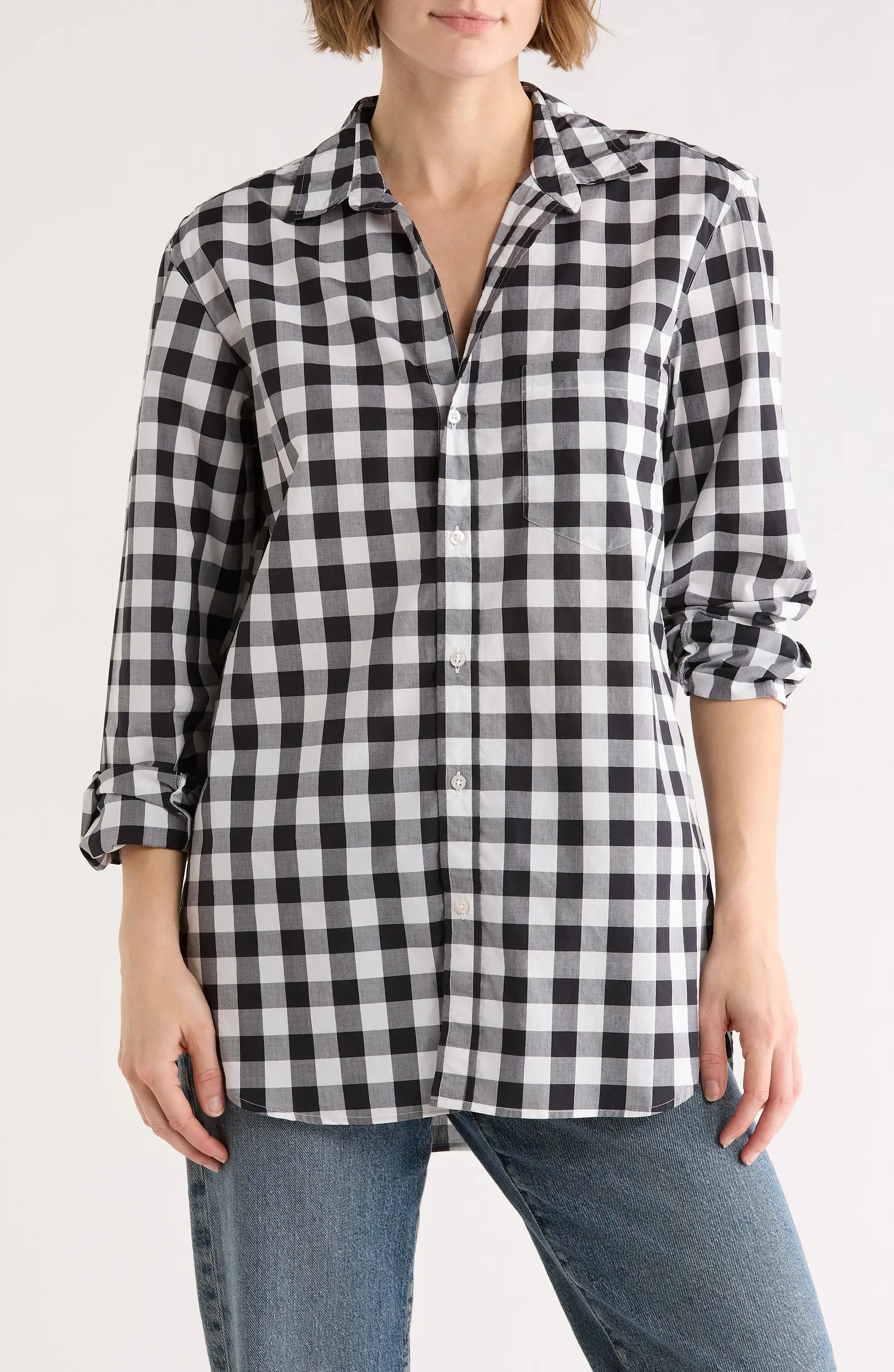 Relaxed Fit Cotton Button-Up Shirt | Nordstrom Rack