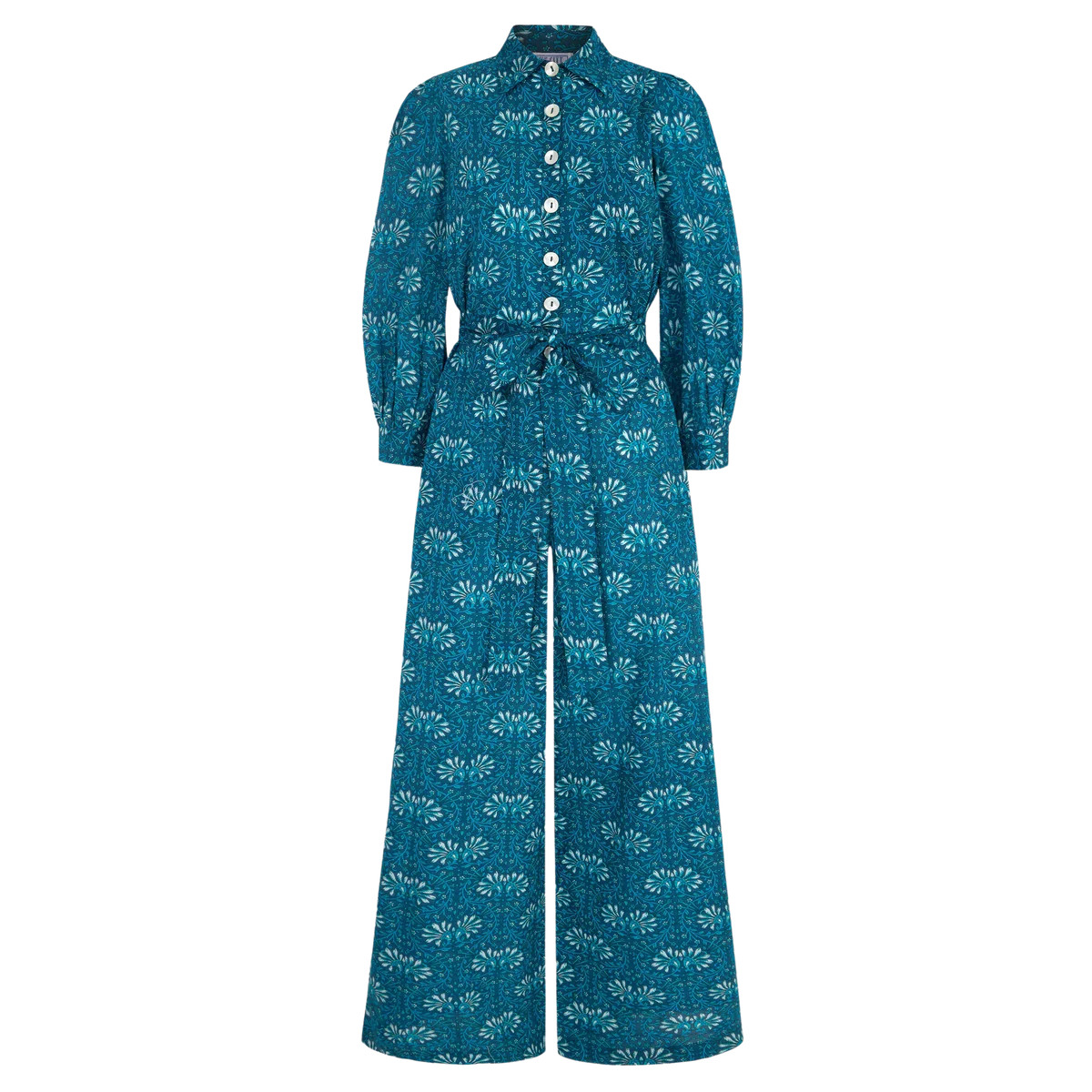 Teal Vine Danni Jumpsuit | Over The Moon