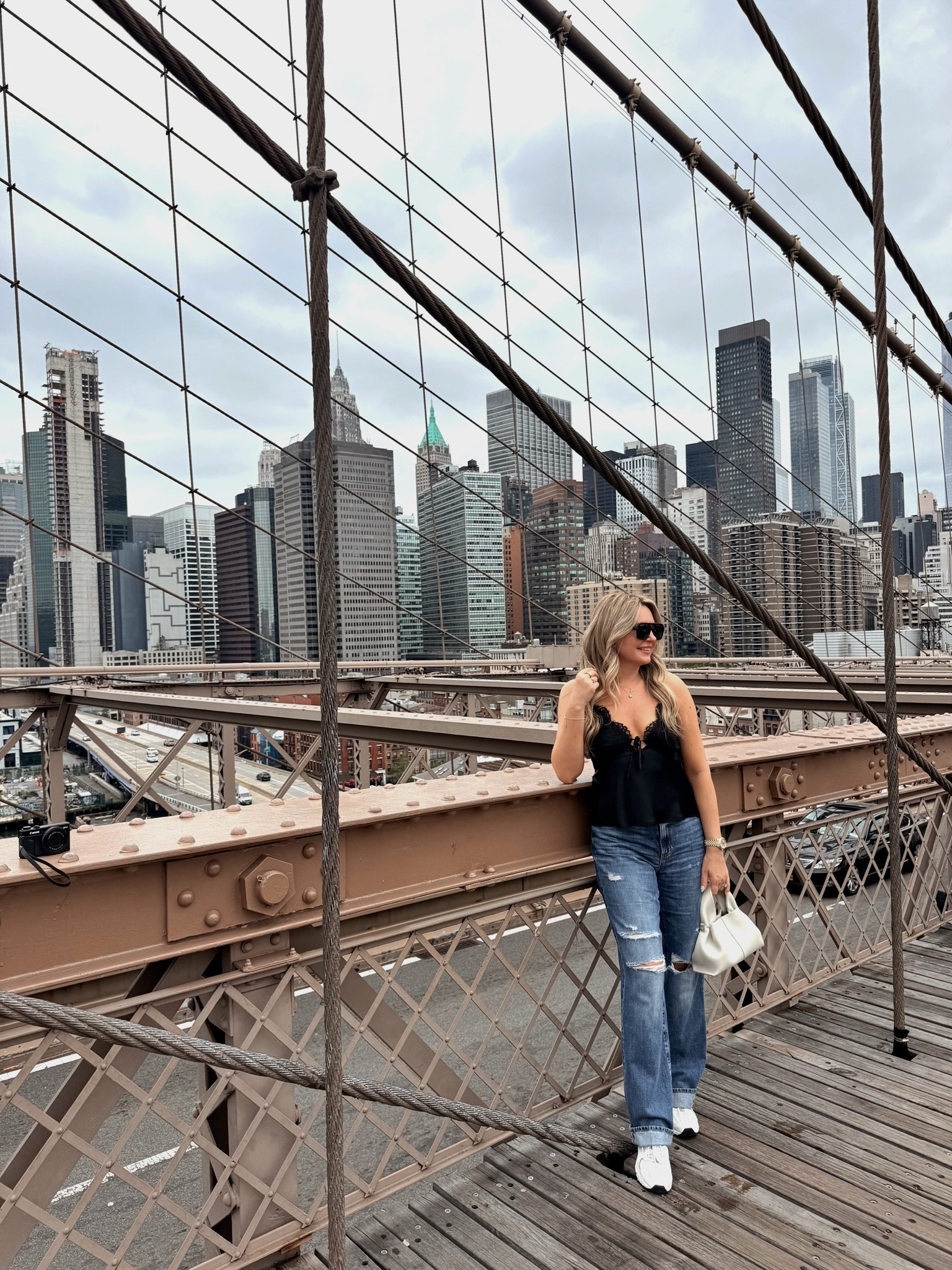 City look for NY trip 

@Quince 
@Guess  
@Ana Luisa  
@PaintLab  
@polene bag

#LTKdayinmylife #LTKCon #LTKootd