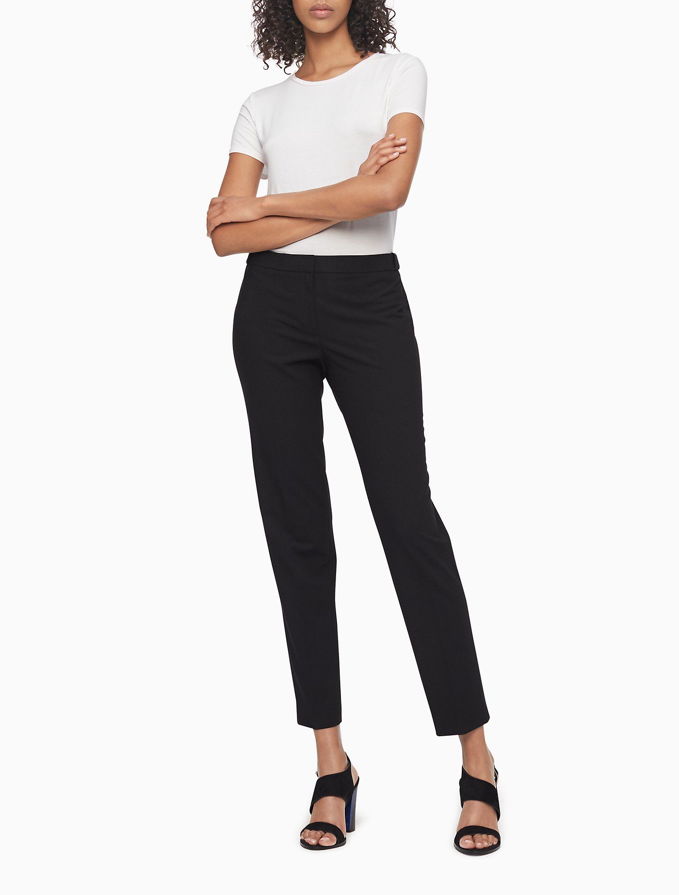 Straight Fit Highline Black Pants | Calvin Klein | Calvin Klein (US)
