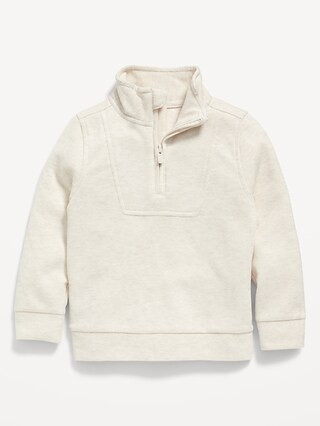 1/4-Zip French-Rib Pullover Sweater for Toddler Boys | Old Navy (US)