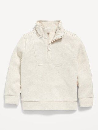 1/4-Zip French-Rib Pullover Sweater for Toddler Boys | Old Navy (US)
