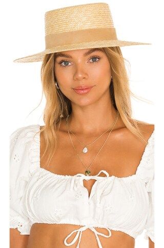 Lack of Color The Spencer Boater Hat in Natural from Revolve.com | Revolve Clothing (Global)