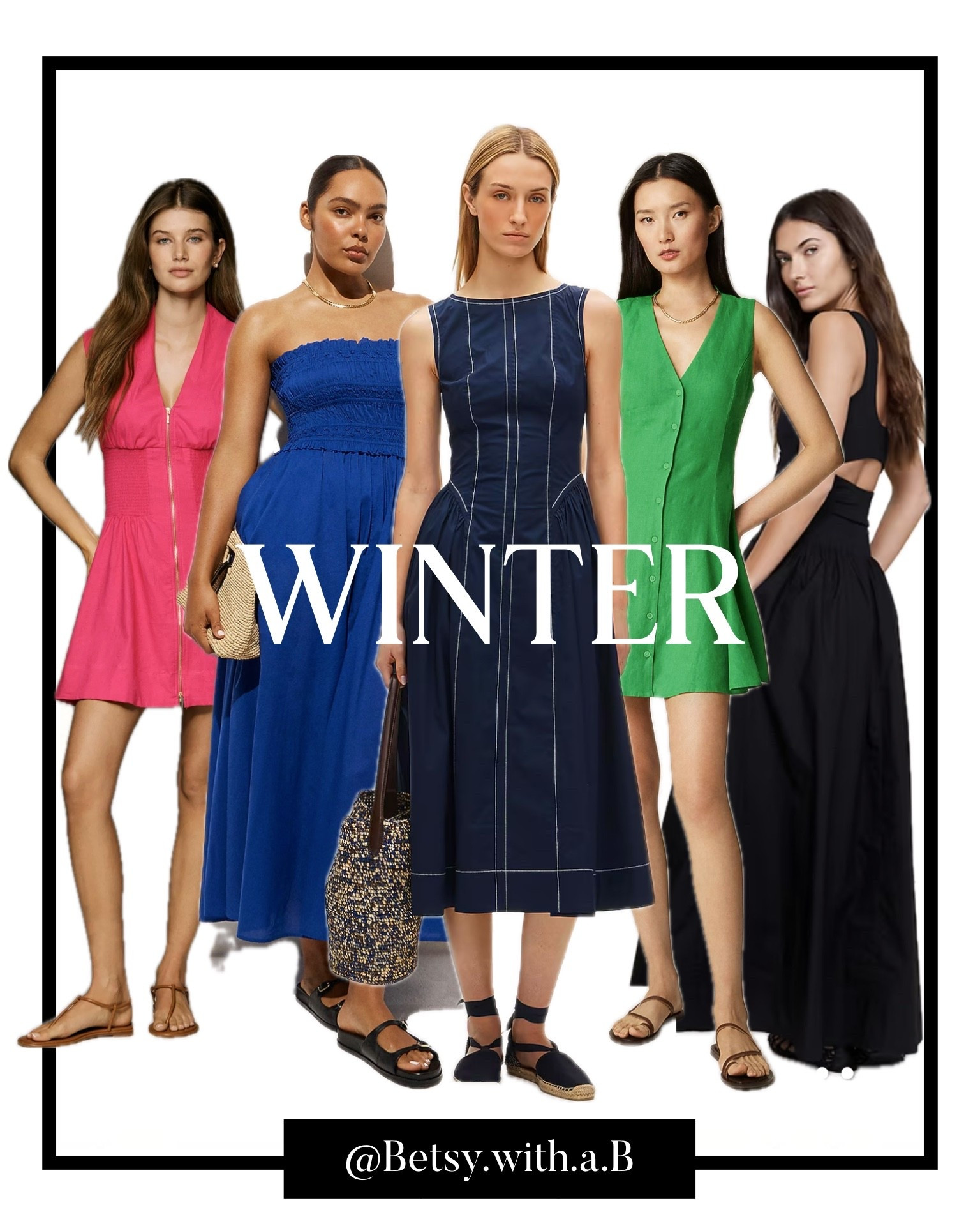 Sundress season is here! 
I’ve selected a few great casual dresses, best for the winter color palette.

#LTKSeasonal #LTKOver40 #LTKootd