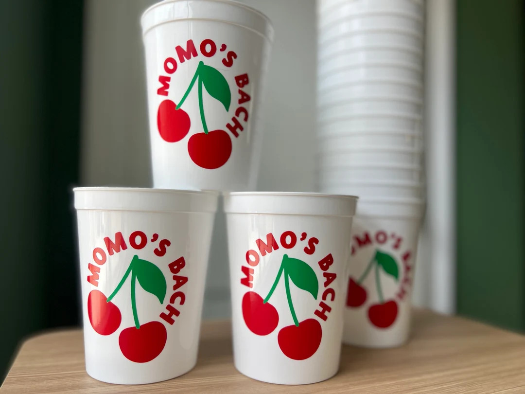 Bach Cup 21st Birthday Party Decor 21st Cup for Birthday Party Cherry Themed Party Cups Birthday ... | Etsy (US)