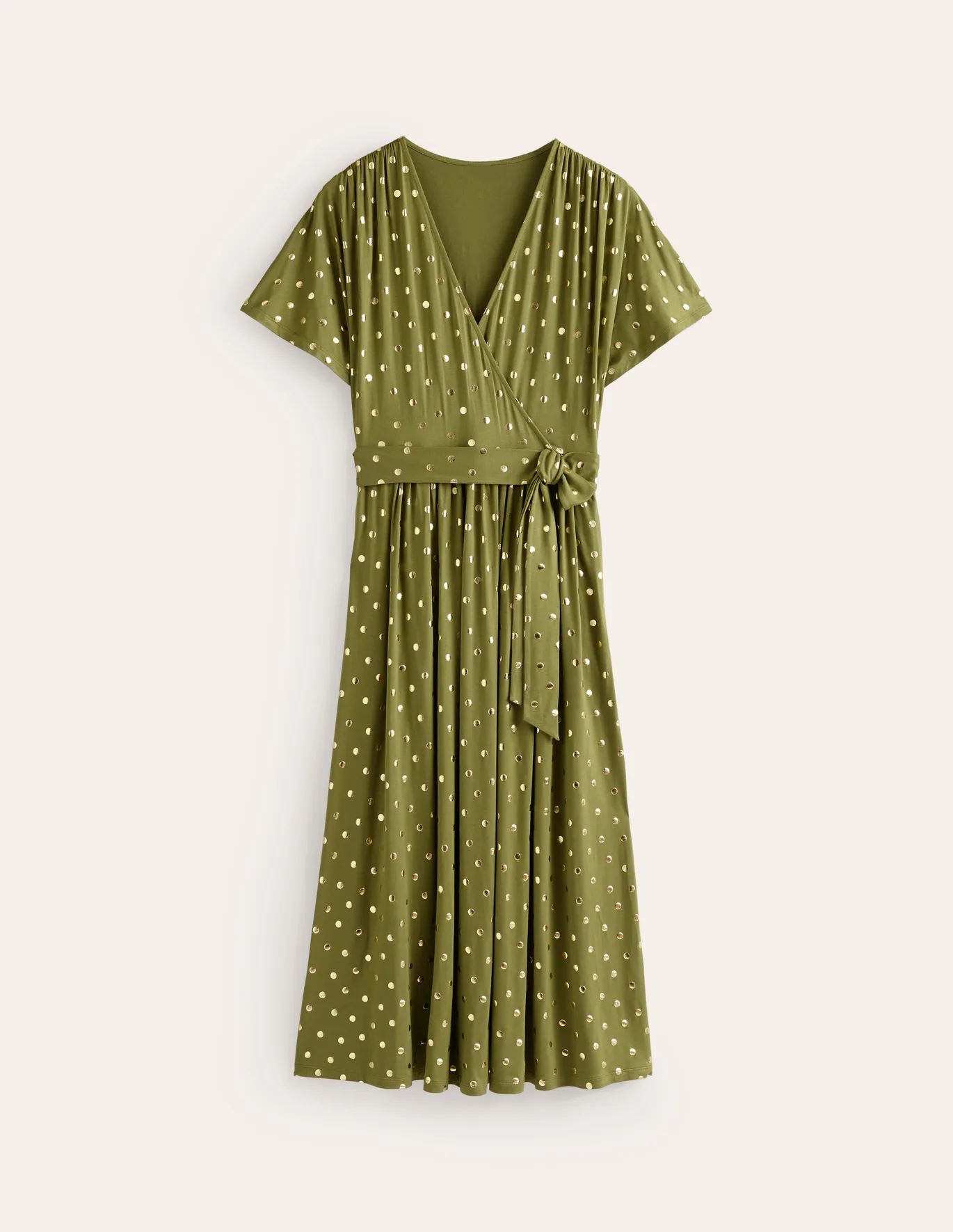 Kimono Wrap Jersey Midi Dress | Boden (US)