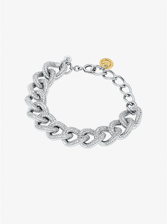 Pavé Curb-Link Bracelet | Michael Kors US