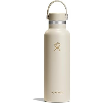 Hydro Flask Water Bottle - Insulated Stainless Steel - Non Spill, Leakproof in 21 Oz Coconut Crea... | Amazon (US)