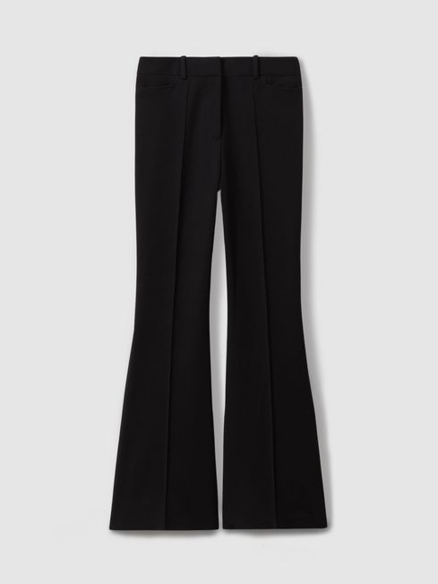 Flared Suit Trousers in Black | Reiss DE